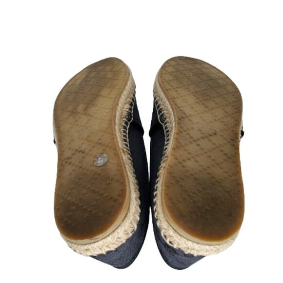 Gucci Monogram GG Canvas Slip On Espadrille Flats